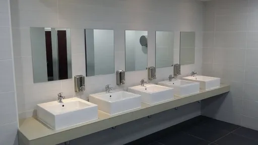 Senai Airport — Public washroom renovation — concourse & arrival hall, photo 3 of 3