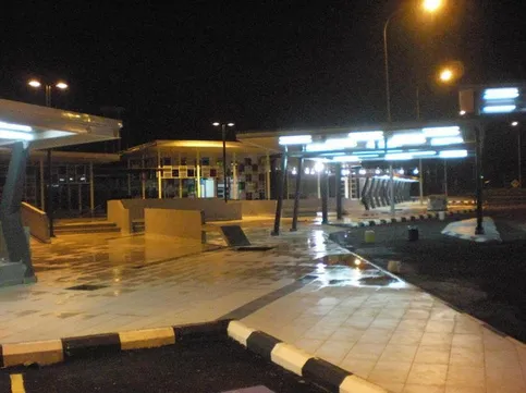 MRCB Eastern Dispersal Link — Construction of the EDL Highway rest station, photo 2 of 6