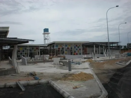 MRCB Eastern Dispersal Link — Construction of the EDL Highway rest station, photo 6 of 6